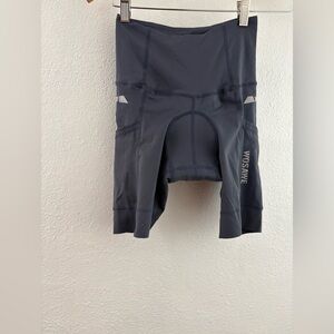 WOSAWE Women's High-Waisted Cycling Shorts featuring 4D padding side pocket XS